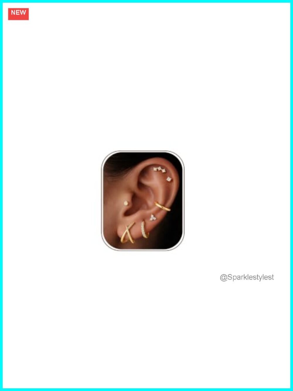 14K Gold Plated Hypoallergenic Stud Earrings